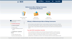 Desktop Screenshot of eboi.marianowo.pl