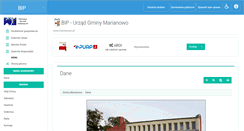 Desktop Screenshot of bip.marianowo.pl